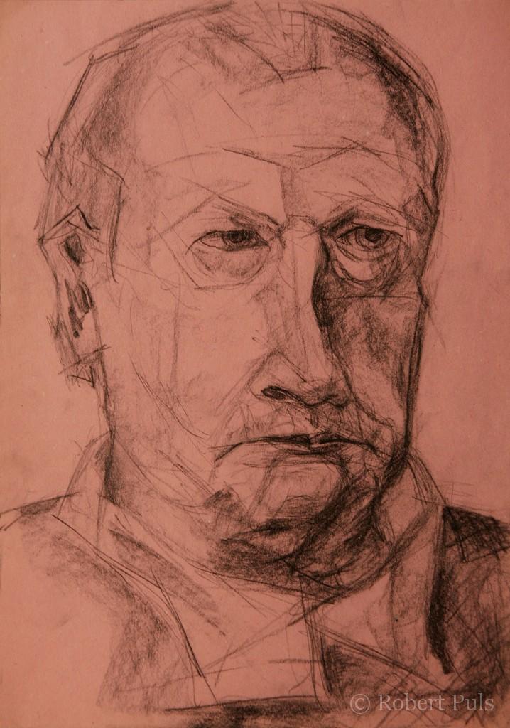 Portrait Kohlezeichnung