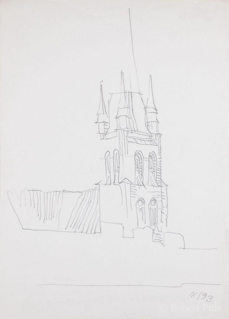 Heiligen-Geist-Kirche Rostock KTV Bleistift