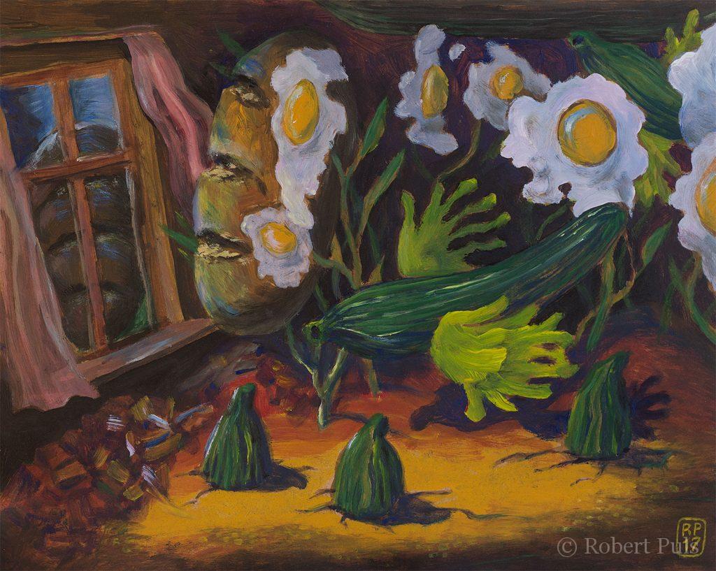 Räume surreal Malerei Robert Puls